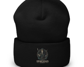 Gorro de invierno unisex de acrílico bordado Athena