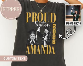 Camiseta Senior 2026, Camiseta de graduación con foto personalizada, Camiseta Senior personalizada, Regalo para la Clase de 2026, Camiseta Last Crawl, Camiseta de graduación de secundaria