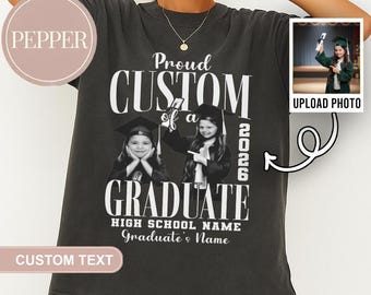Camiseta Senior 2026, Camiseta de graduación con foto personalizada, Camiseta Senior personalizada, Regalo para la Clase de 2026, Camiseta Last Crawl, Camiseta de graduación de secundaria