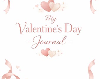 Valentine’s Day Digital Journal | Love & Self-Care Printable | Relationship Memories, Gratitude and Self-Love Pages