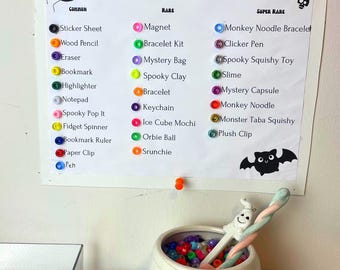 Halloween Mystery Scoop Bundles (Stationary and Toys Bundle)
