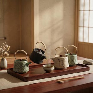 Handmade Ceramic Kungfu Teapot – Traditional Japanese Tea Ceremony, 200ml