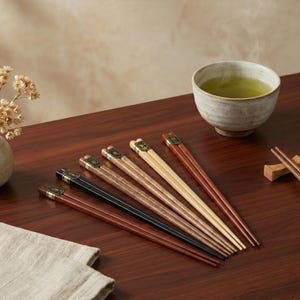 Handmade Beech Wood Chopsticks Set – Japanese Eco-Friendly Tableware