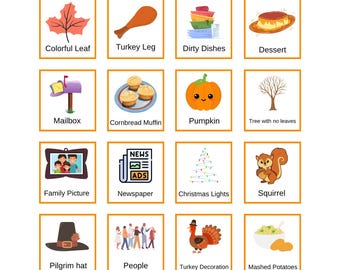 Thanksgiving Scavenger Hunt Bundle