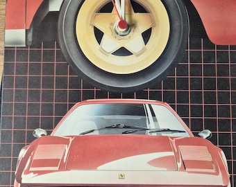 70s Ferrari wall clock
