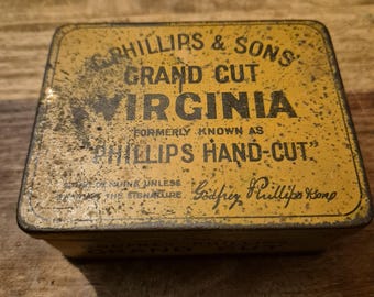 G. Phillips and Sons Grand Cut Virginia tobacco tin