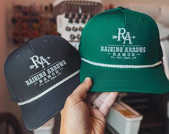 Custom logo hat, Bulk Order Personalized Embroidered Cap, Richardson 258 Rope Hat