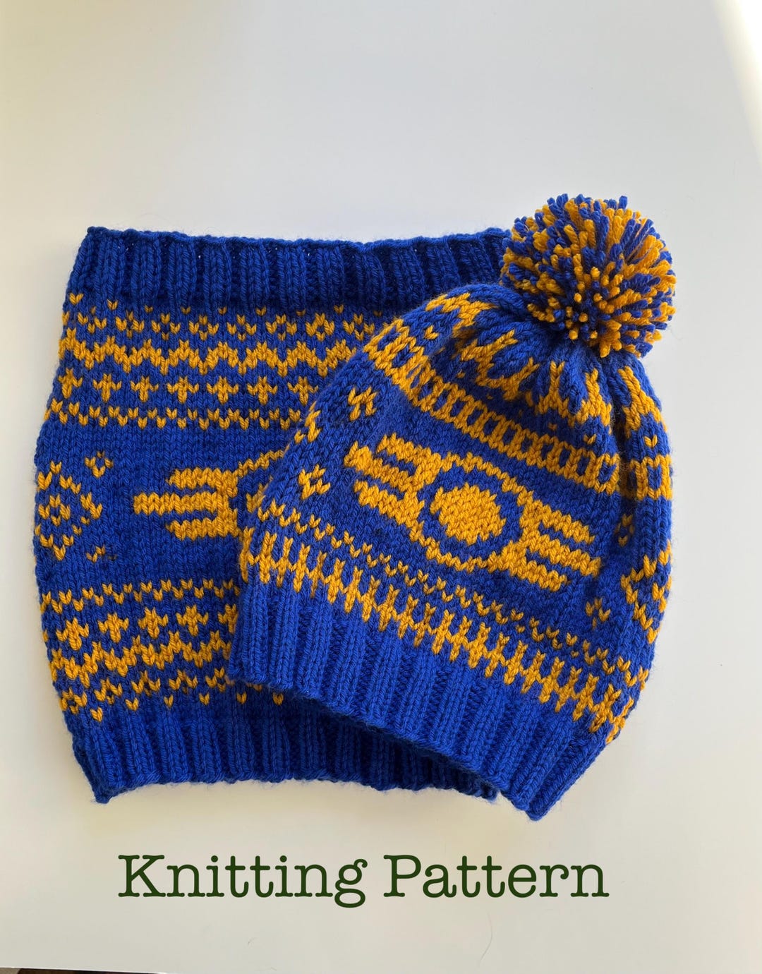 Fallout Inspired Hat and Cowl Knitting Pattern - Vault Tec Tribute (PDF ...