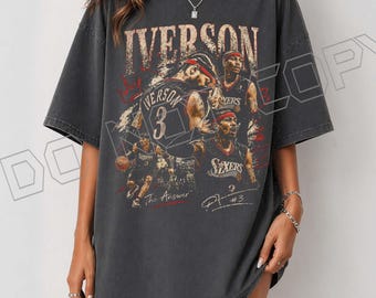 Comfort Colors Allen Iverson The Answer Vintage T-Shirt, Gift For Women and Man Unisex T-Shirt