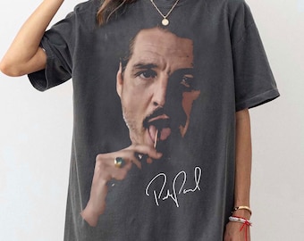 Comfort Colors Pedro Pascal T-Shirt, Retro Funny Pedro Pascal Sweater, Pedro Pascal Fans Gift, Pedro Pascal Tribute Celebrity Graphic Tee