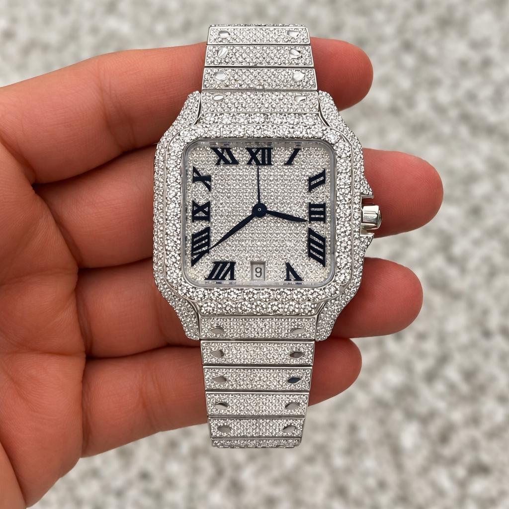 Iced out watches for men - Etsy 日本