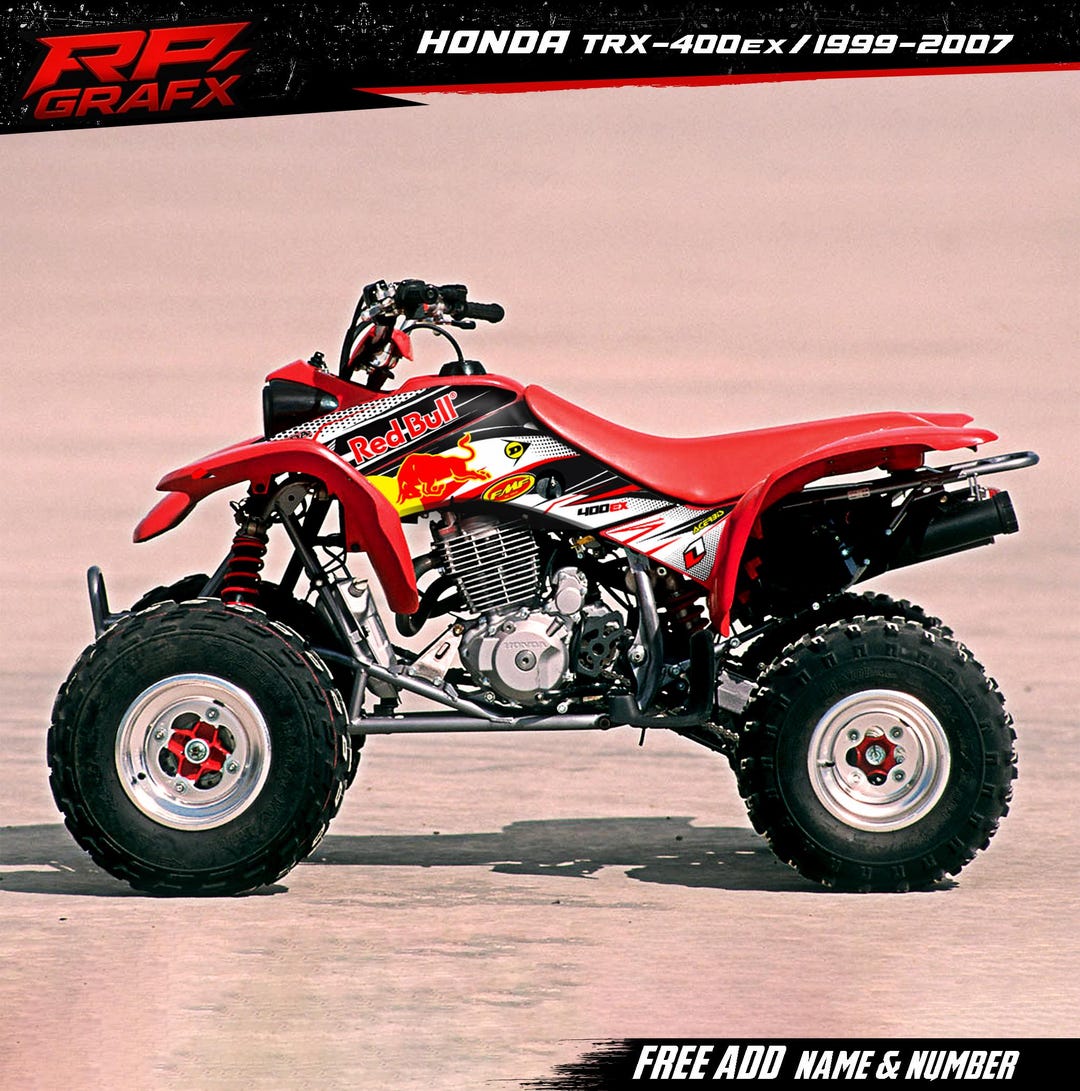 Honda TRX 400EX ATV Full Custom Graphics Kit | Vinyl Stickers Decals ...