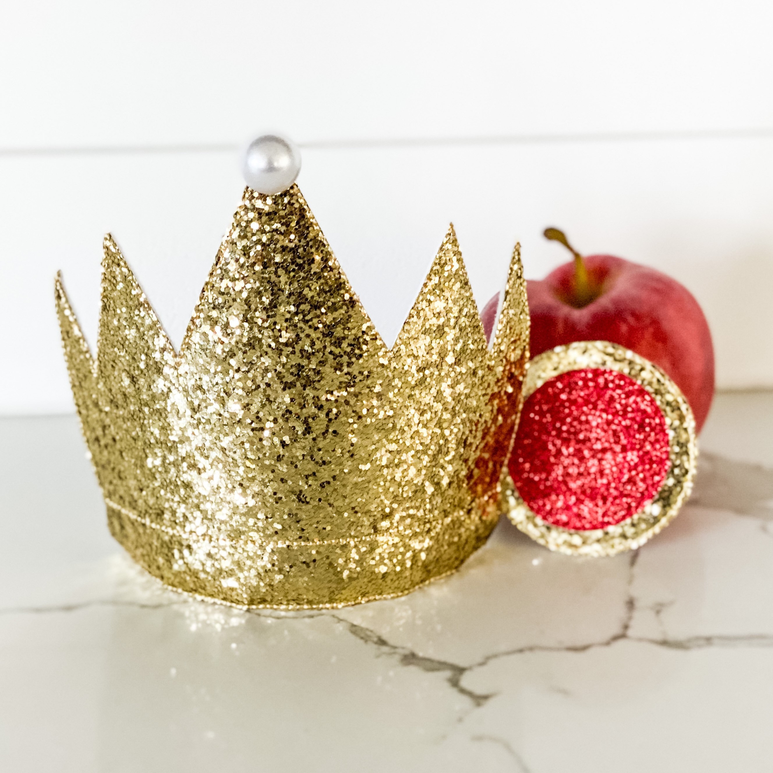 Evil Queen Inspired Tiara and Brooch Set – Disney Villain Costume Accessories for Kids and Adults | Halloween Cosplay & Dress Up
