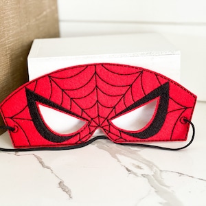 Spider-Man Inspired Costume Mask – Child & Adult Sizes | Superhero Dress-Up, Halloween, Cosplay, Disney Park Accessory
