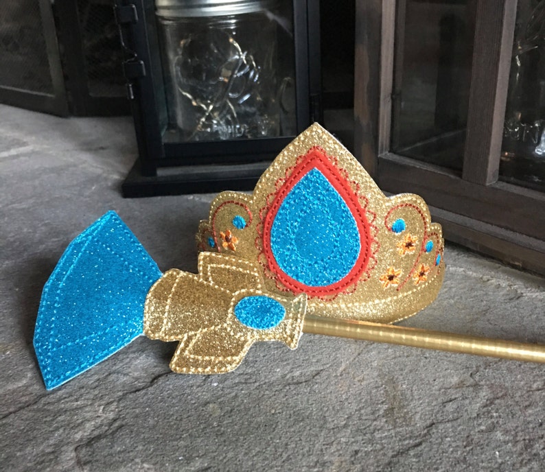 Elena of Avalor inspired Crown and Scepter of Light Set | Etsy