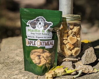 Maple Oatmeal Dog Treats - One Pound