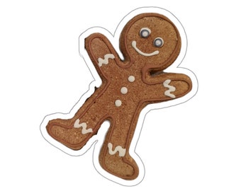 Ginger Bread Person Kiss-Cut Stickers