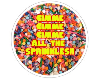 Gimme Gimme Sprinkles Stickers