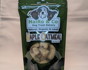 Maple Oatmeal Mini Dog Treat - 1/2 Lb