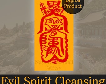 Evil Spirit Cleansing Talisman Charm (Korea Traditional Bujeok)