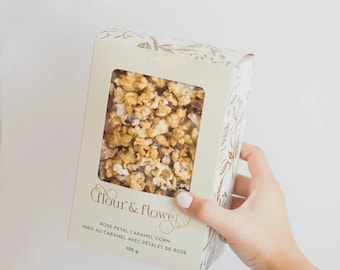 Rose Petal Caramel Popcorn