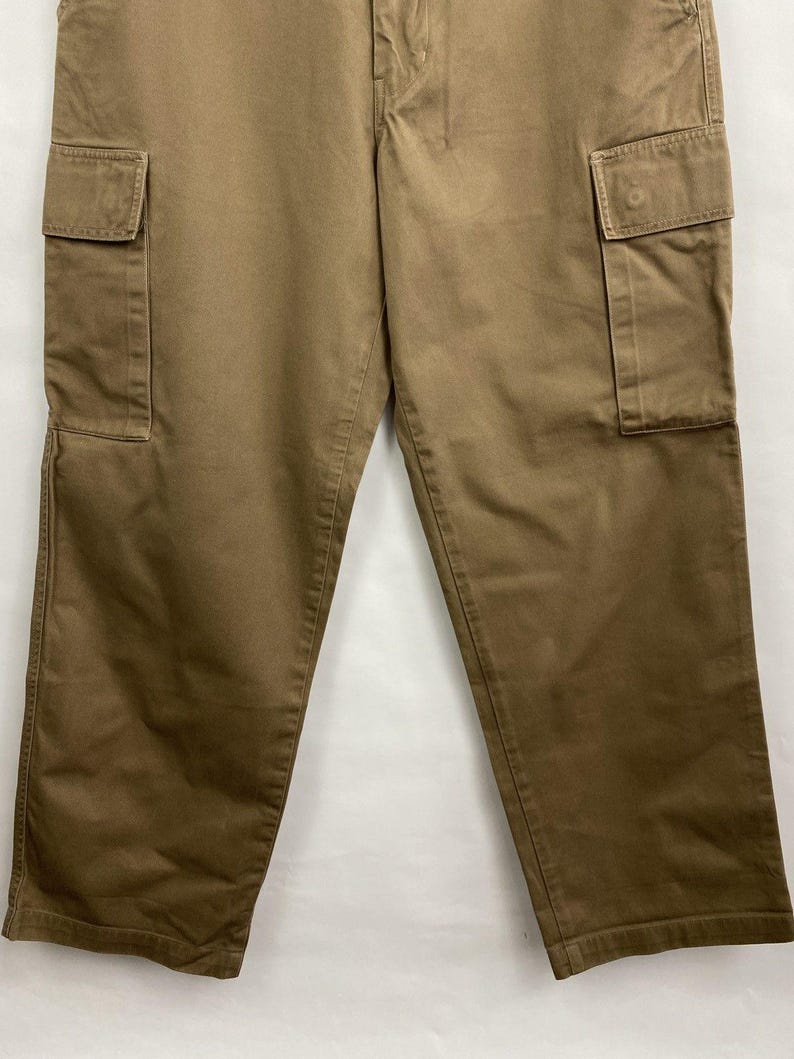 Vintage Y2K Avirex tactische militaire cargobroek, zeldzaam, maat 34 afbeelding 8