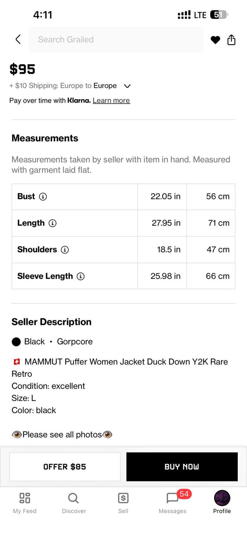 MAMMUT Puffer Women Jacket Duck Down Y2K Rare Retro size L image 10