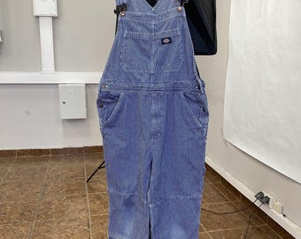 Vintage 90s Dickies Overalls Y2K Rare Retro Hype size M/L