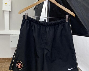 Short Marine et rouge polyamide Vintage 80'S football ancien France - 42