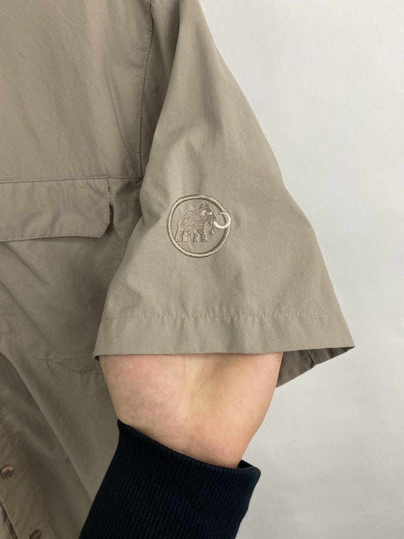 Mammut Outdoor Cargo-Hemd Y2K, seltene Militärgröße M Bild 5