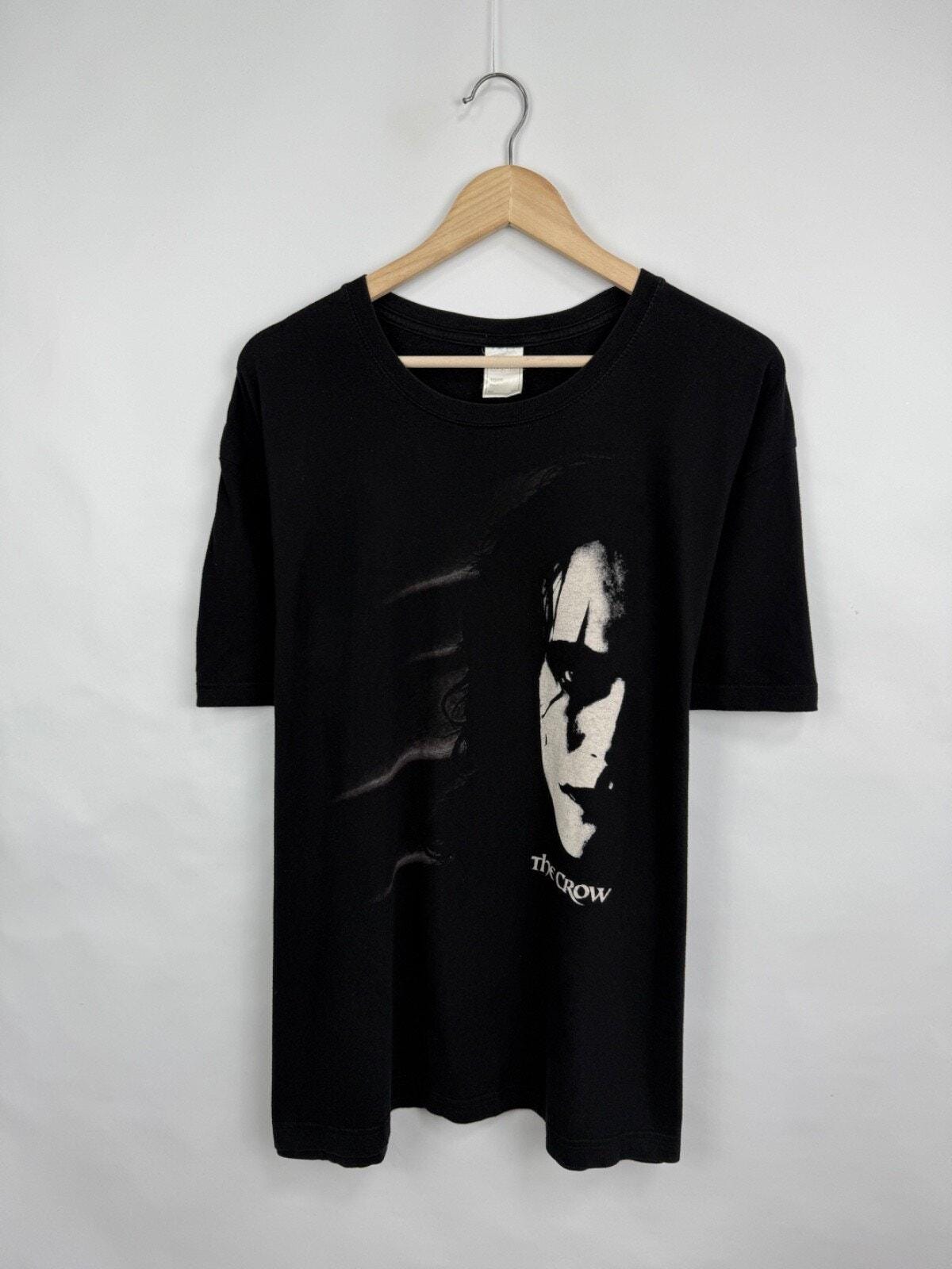 Vintage 90s the Crow Horror Movie T-shirt Rare Retro Hype Size XL