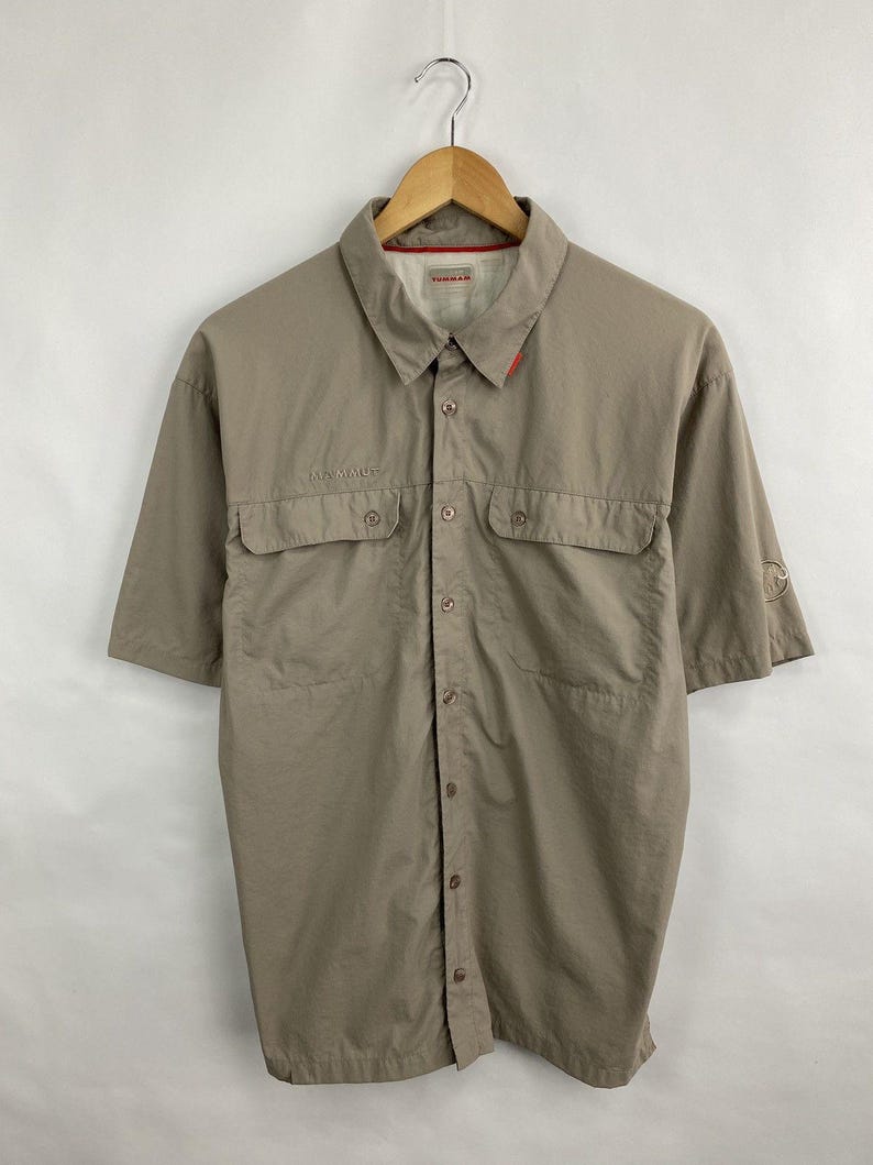 Mammut Outdoor Cargo-Hemd Y2K, seltene Militärgröße M Bild 3