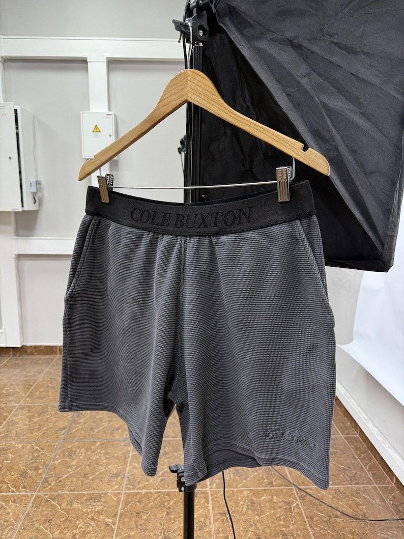 Y2K Cole Buxton Waffle Shorts size M image 1