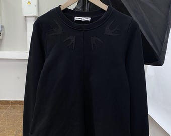 Sudadera Alexander McQueen, estilo retro, edición limitada Y2K, talla M