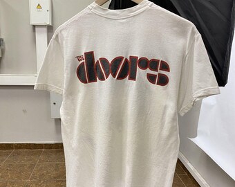 Vintage 80s Jim Morrison the Doors Band T-shirt Rare Retro Size S