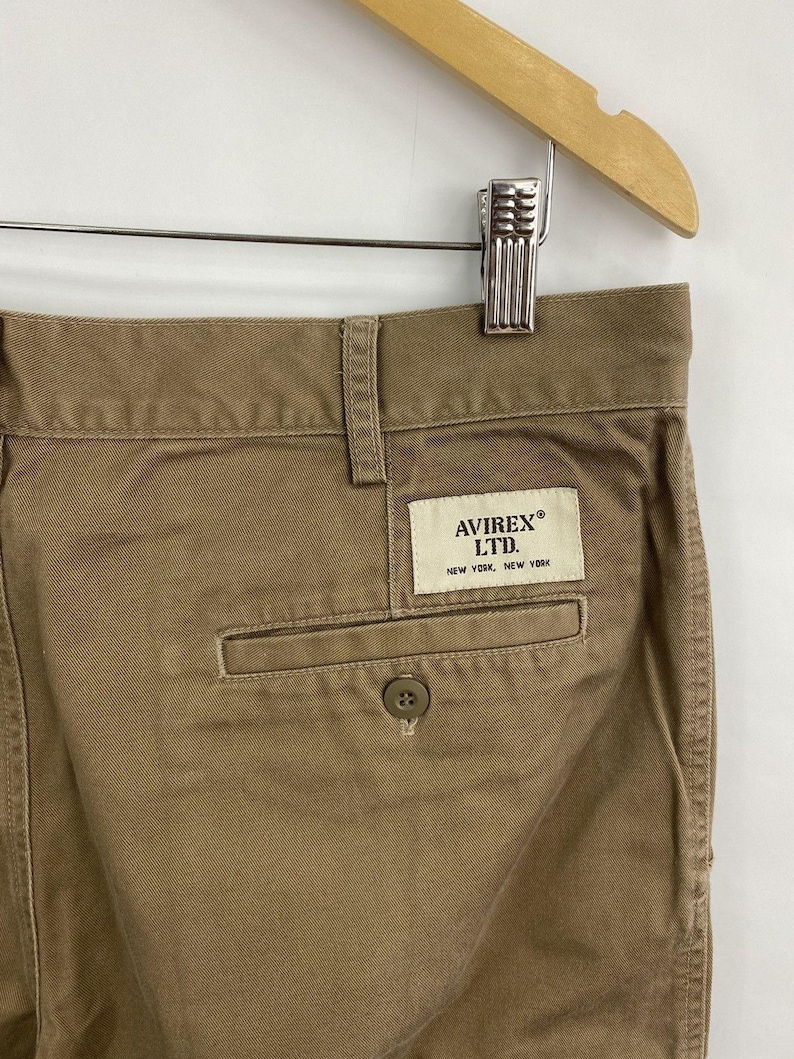 Vintage Y2K Avirex tactische militaire cargobroek, zeldzaam, maat 34 afbeelding 5