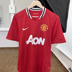 Y2K Nike Manchester United Soccer Jersey Dri Fit Rare size M