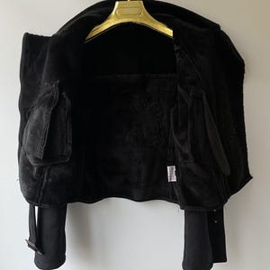 Chaqueta vintage Von Dutch Motor de piel sintética de oveja imagen 14