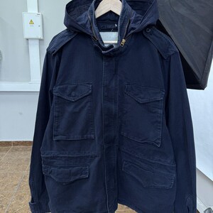 Vintage Denim Supply Ralph Lauren Army Military Jacket Y2K size XL