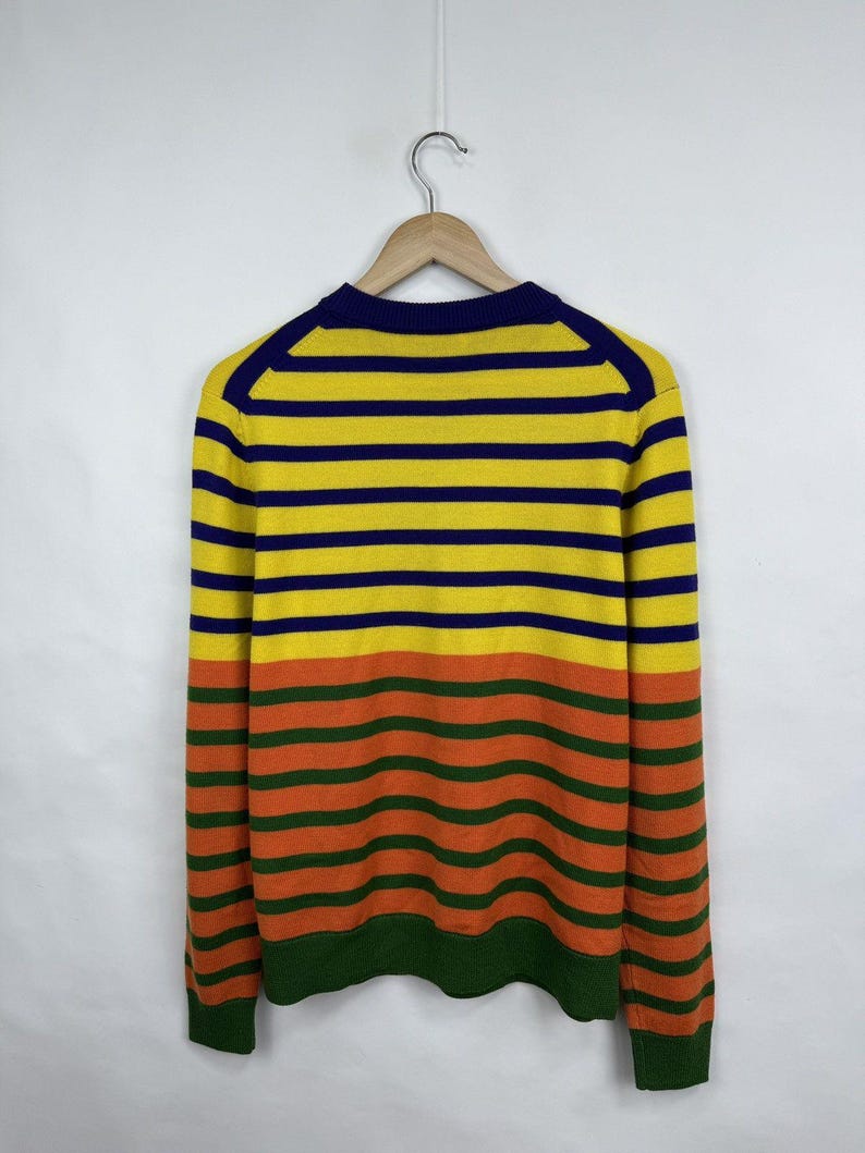 Acne Studios Jacob Dahlgren Wool Laine Striped Sweater Y2K size S/M image 6