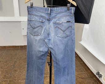 Vaqueros vintage Energie de los 90, estilo japonés desgastado, talla 32.