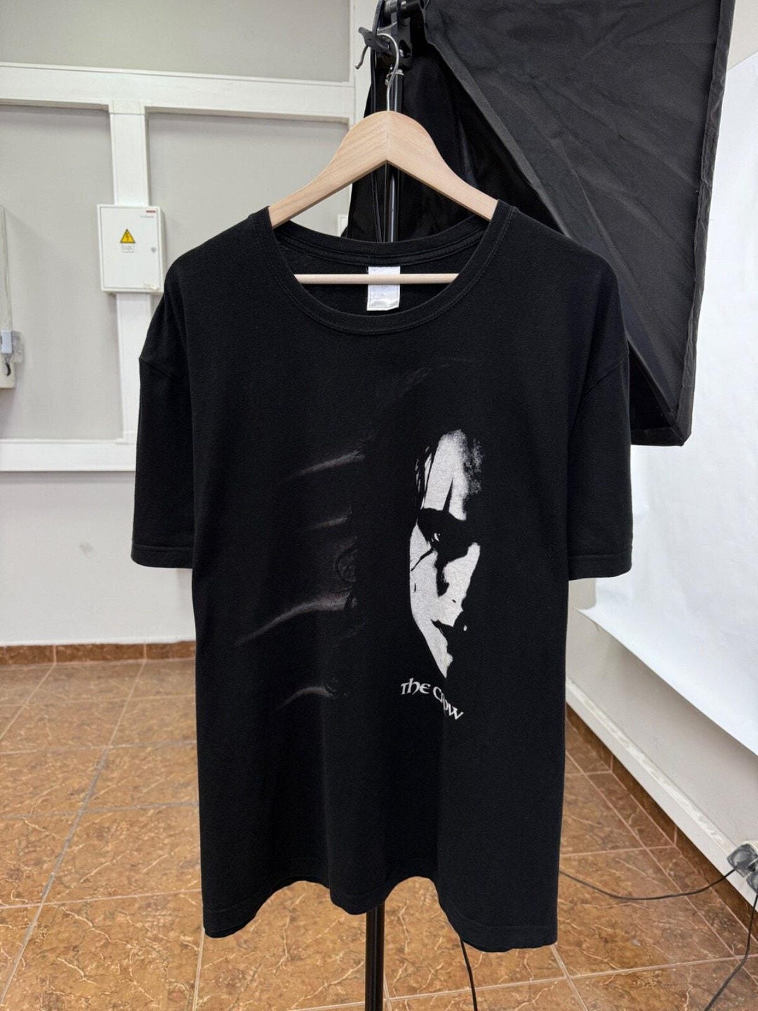 Vintage 90s the Crow Horror Movie T-shirt Rare Retro Hype Size XL