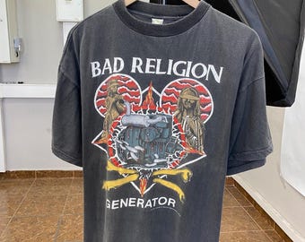 BAD RELIGION 90's T-shirt Vintage - Etsy