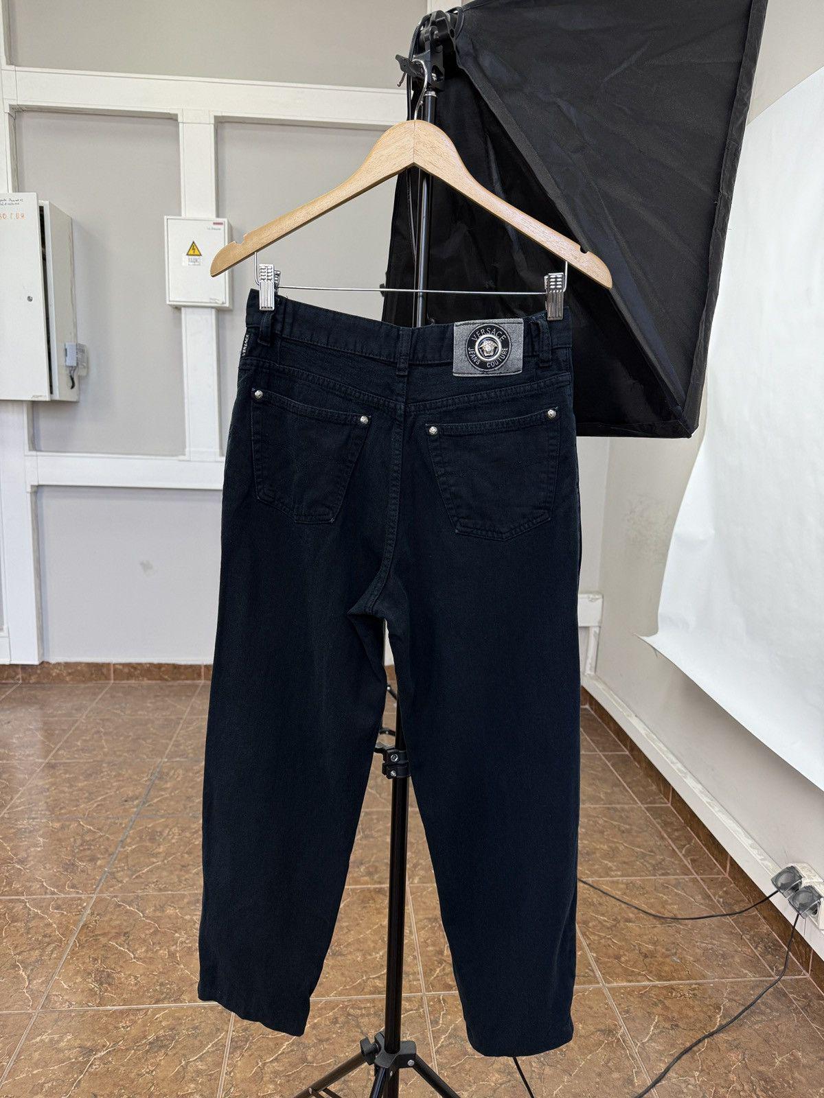 VERSACE archive ワイドブラックデニム 刺繍 y2k 90s00s Versace Vintage Jeans - Etsy - Page 5