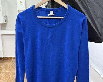 Jersey de cachemir 100% de Hermes Paris con abertura en la espalda, fabricado en Italia, talla 36.