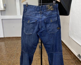 G Star Raw 96 Cargo Multipocket Jeans Zeldzame Retro Hype maat 32