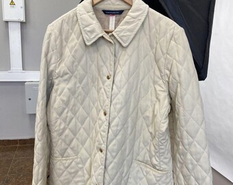 Vintage 90s Burberry London Brit Jacket Rare Retro Hype size M