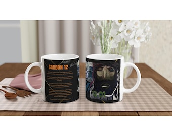 11oz Ceramic Mug "Carbon 12"