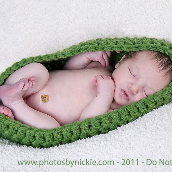 PDF CROCHET PATTERN Instant Download Quick And Easy Newborn Baby Egg Pod Bowl Nest Cocoon Photography Prop Sell What You Make