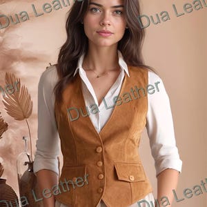 women leather vest, brown suede vest women, vintage leather vest women, women biker leather vest, western leather vest women, genuine leather vest women, suede vest women outfit, brown leather waistcoat women, women motorcycle leather vest, fitted leather vest women